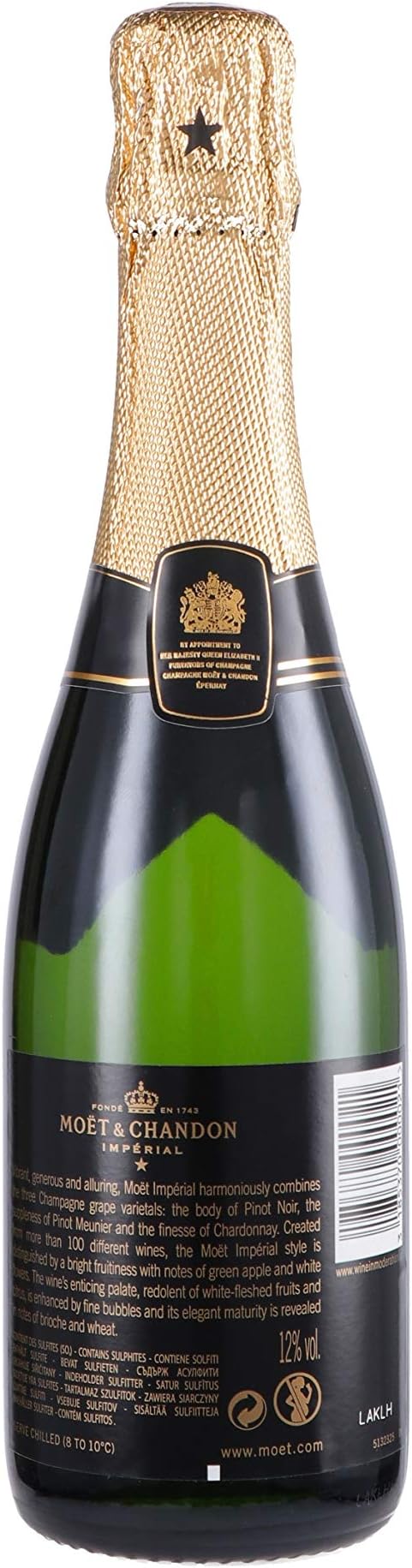 Amazon Co Jp モエ エ シャンドン モエ アンペリアル スパークリング 辛口 フランス 375ml 食品 飲料 お酒