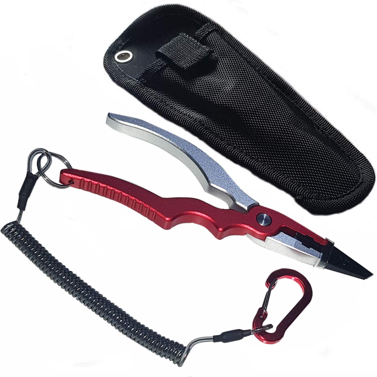 Ultimate Angling Fishing Tackle ES4 Alloy Pliers - Hook Remover Tool -BB Crimper- Line Snips.
