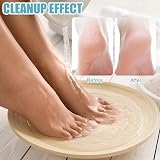 FEXPDL 4 in 1 Foot Scrubber Pumice Stone File for Dry Wet Feet view 2