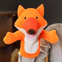 LOMTRATS Animal Hand Puppets for Kids with Movable