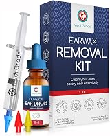 Medi Grade Ear Wax Removal Kit with Olive Oil Drops 10ml Quad-Stream Tips view 1