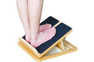 HISSEN MILE Slant Board,Calf Stretcher,Slant Board for Calf Stretching,Calf Stretcher Slant Board,Portable Wooden Slant Board,Adjustable 4 Positions Incline Board