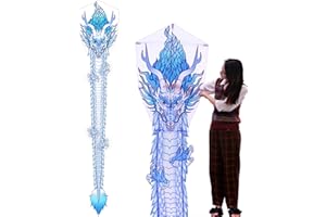Flying Hoofer 16ft Huge Dragon Kite for Kids and Adults, Giant Realistic Chinese Dragon Kite