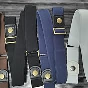 JASGOOD Damen Gürtel Dehnbar - Breiter Taillengürtel Krokodilmuster