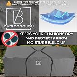 Barlborough Garden Cushion Storage Bag Cover XLarge 200 x 75 x 60cm Grey view 6