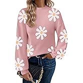 Zeagoo Sweaters for Women Fall Fashion 2025 Trendy Long Sleeve Turtleneck Pullover Lantern Knit Sweater Tops