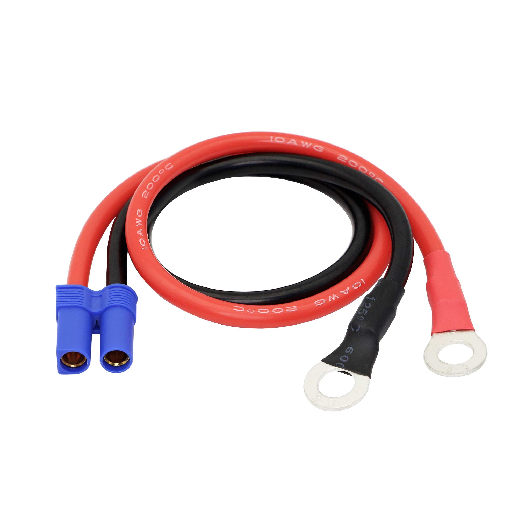 SinLoon ec5 ケーブル 8mm丸端子 10awg 純銅の商品画像