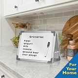 Fridge Magic Compact Desk Whiteboard Double-Sided Magnetic Folding Easel 40x30cm view 4