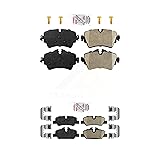AmeriBRAKES Front Rear Ceramic Disc Brake Pads Kit