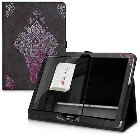 kwmobile Huawei MediaPad T3 10 Hülle - Tablet Cover Case Schutzhülle für Huawei MediaPad T3 10 mit Ständer