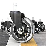 HOLKIE Office Chair Wheels Compatible with 1KEA