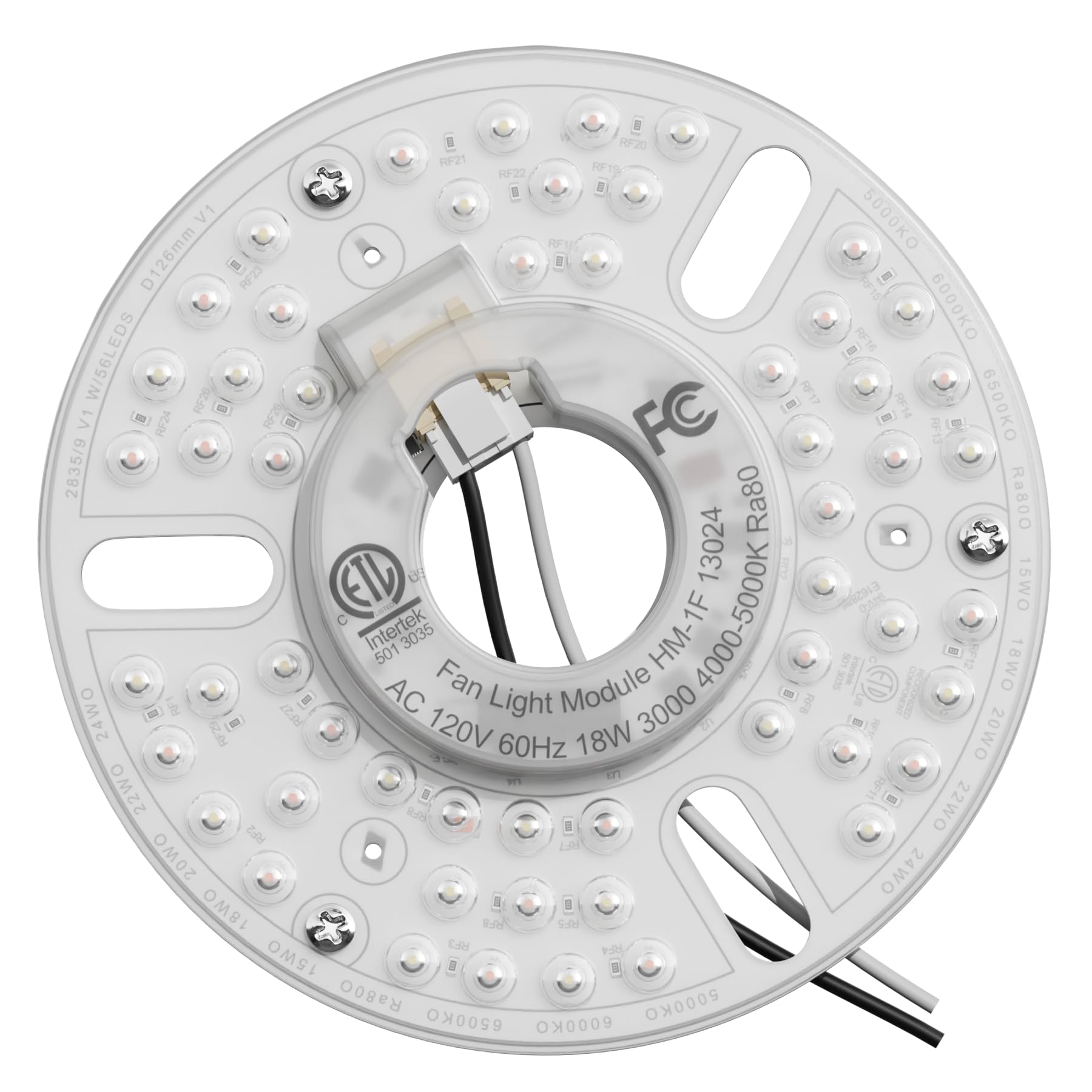 5 inch LED Retrofit Light Kit, Ceiling Fan Light