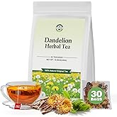 Dandelion Herbal Tea, Liver Detox Tea, Dandelion Tea Organic, Liver Kidney Cleanse & Detox with Dandelion, Goji Berry, Burdock Root, Green Tea and Extra Herbal Ingredients, Kidney Tea, Chrysanthemum Tea, Dandelion Root Tea Organic, Burdock Root Tea (30 Tea Bags(1 Pack), Dandelion Herbal Tea)