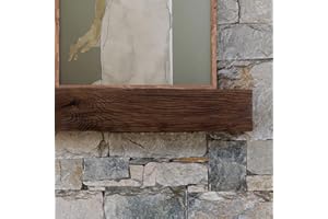 MANTELSDIRECT Thermastone 72 Inch Concrete Fireplace Mantel Shelf | Classic Style | Non-Combustible & Heat Resistant | Indoor or Outdoor Use | ProCoat Coating for Heavy-Duty Protection | Lighter Weight