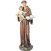 Joseph's Studio by Roman - St. Anthony Figure, for 18" Scale Renaissance Collection, 18.5" H, Resin and Stone, Religious Gift, Decoration, Collection, Durable, Long Lasting