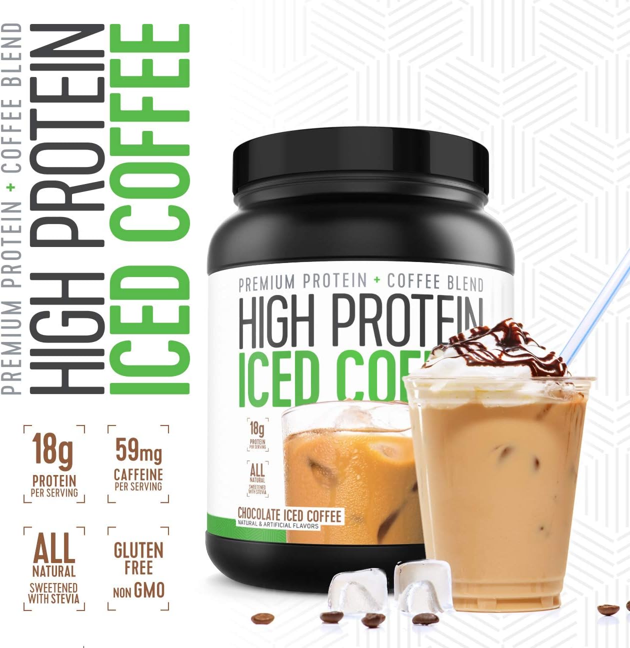 Protein Coffee Iced Coffee, High Protein Coffee, Protein Coffee, Keto