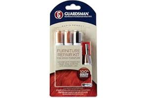 Guardsman Wood Furniture Markers and Wax Wood Filler Sticks | Furniture Scratch Repair Kit for Wood Floors, Cabinets, Chairs, and Furnishings, 3 Colors, Brown Tones