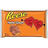 REESE Valentines Chocolate Peanut Butter Candy Hearts, 161 Gram