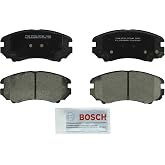 BOSCH BC1421 QuietCast Premium Ceramic Disc Brake Pad Set - Front | Compatible with Select Buick Cascada, LaCrosse, Regal; Chevrolet Equinox, Impala, Malibu; GMC Terrain; Saab 9-5 + More