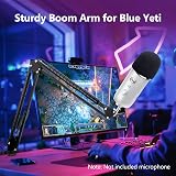 YOUSHARES Blue Yeti Mic Stand with Pop Filter Suspension Arm Pro by YOUSHARES view 8