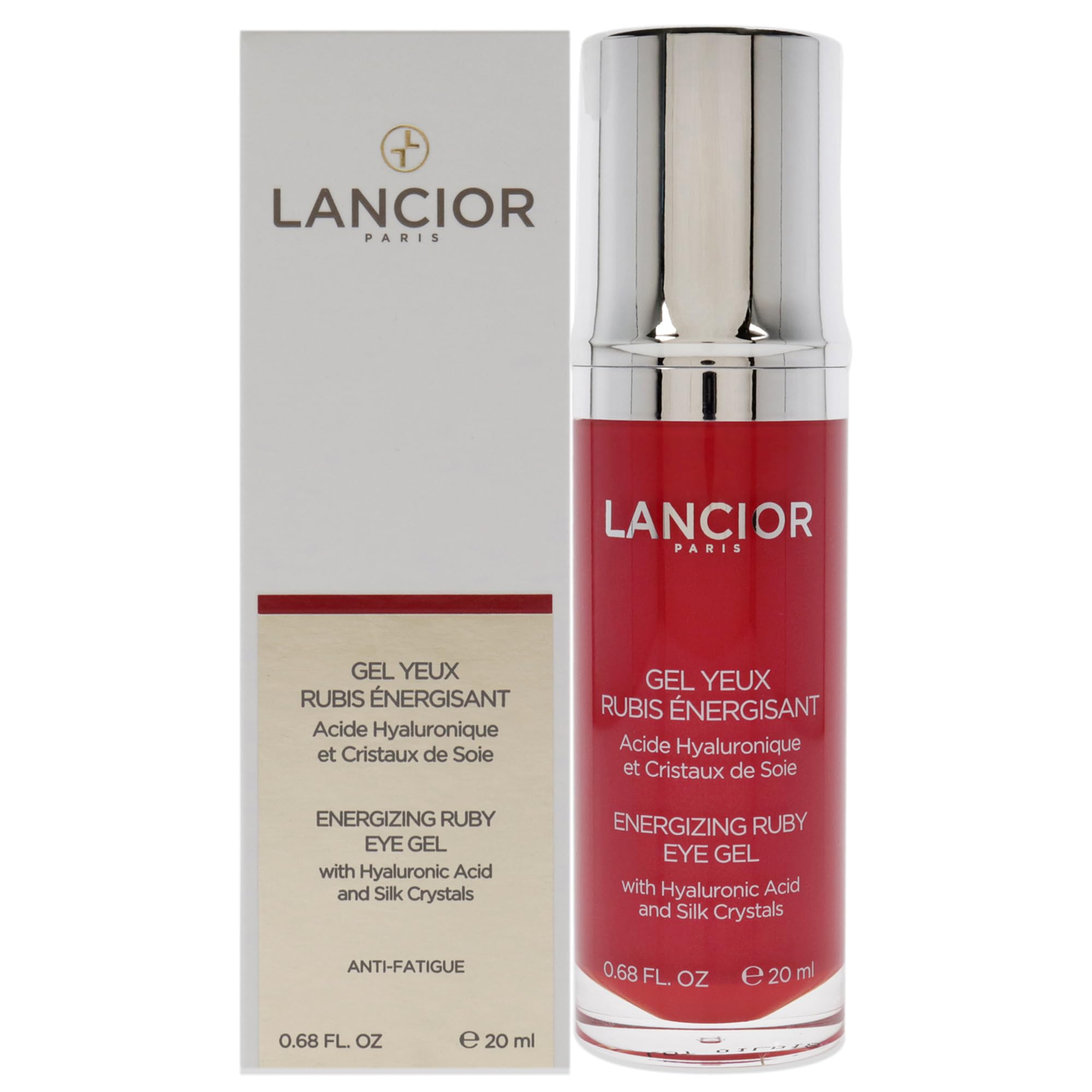 Lancior Energizing Ruby Eye Gel - Reduces Appearance Of Fine Lines And Dark Circles - Protects Delicate Skin Around The Eyes - Leaves Complexion Radiant - Highly Effective Ingredients - 0.7 Oz
