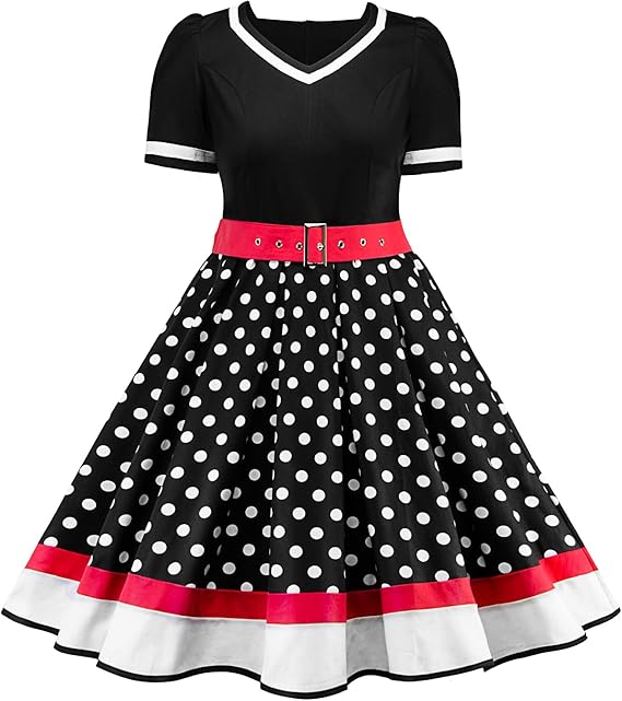 vintage black dress amazon