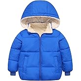Vmterliya Baby Boys Girls Winter Coats for Toddler Kids Infants Baby Light Puffer Warm Thick Hooded Down Jacket for 2-7 Years