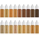 TEMPTU SilkSphere Airbrush Foundation: Long-Lasting Liquid Makeup, Medium to Full Coverage, 4-In-1 Formula Foundation, Primer, Concealer & Correcto, Luminous, Dewy Finish, Available in 18 Shades