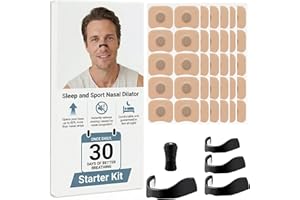 30 Pairs Anti-Snoring Sleep Magnetic Nasal Strips,Magnetic Nose Strip Innovative Design Anti-Snoring Equipment,Nasal Pads Com
