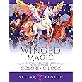 Winged Magic - Fantasy Creatures and Winged Animals Coloring Book (Fantasy Coloring by Selina)