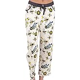 Lazy One Pajamas for Women, Cute Garden and Bear Pajama Pants and Top Separates