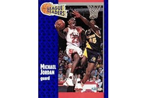 1991-92 Fleer #220 Michael Jordan Basketball Card - League Leaders