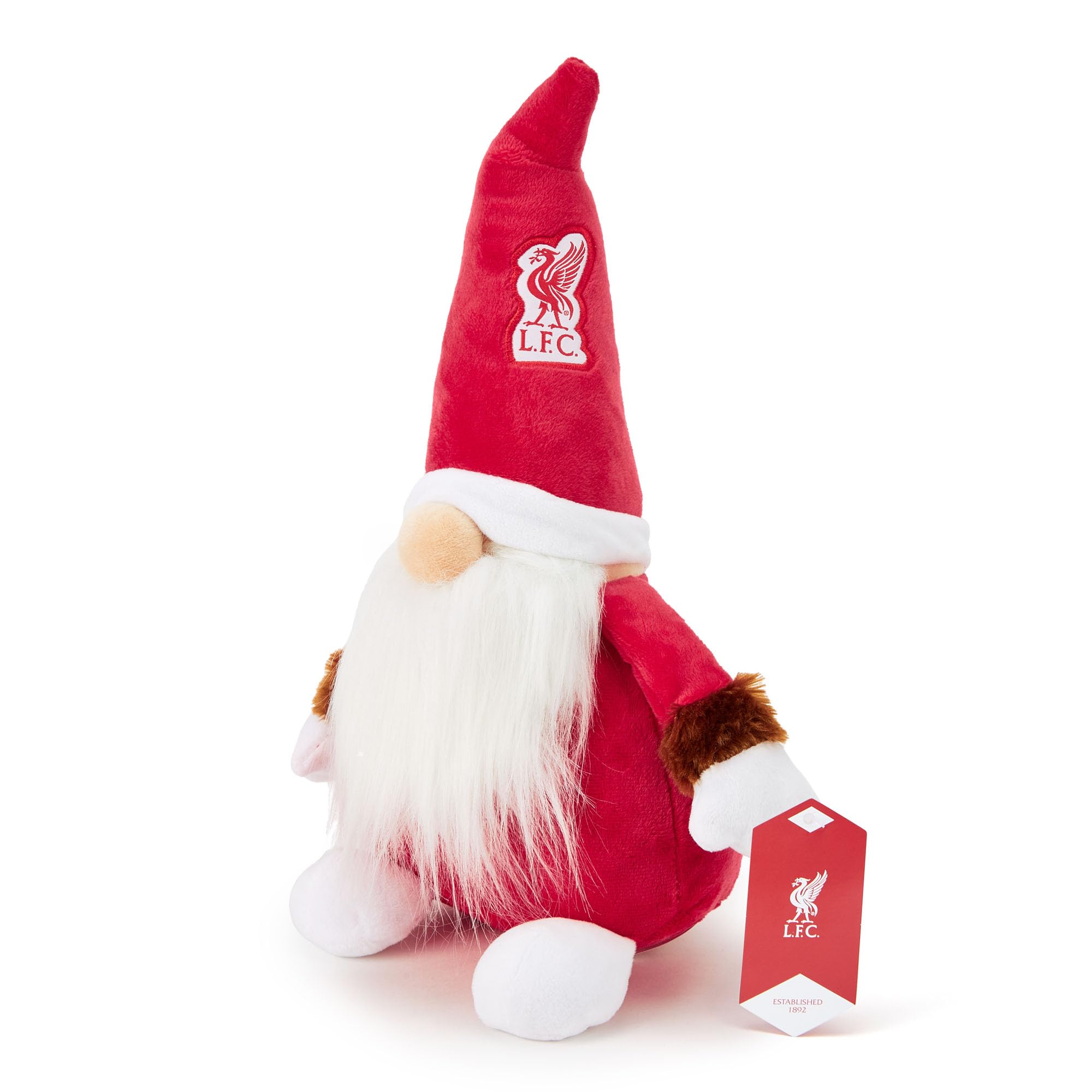 Liverpool FC Gonk Gnome (33cm Tall) Officially Licensed Soft Toy Plush, for Adults Kids Kopites