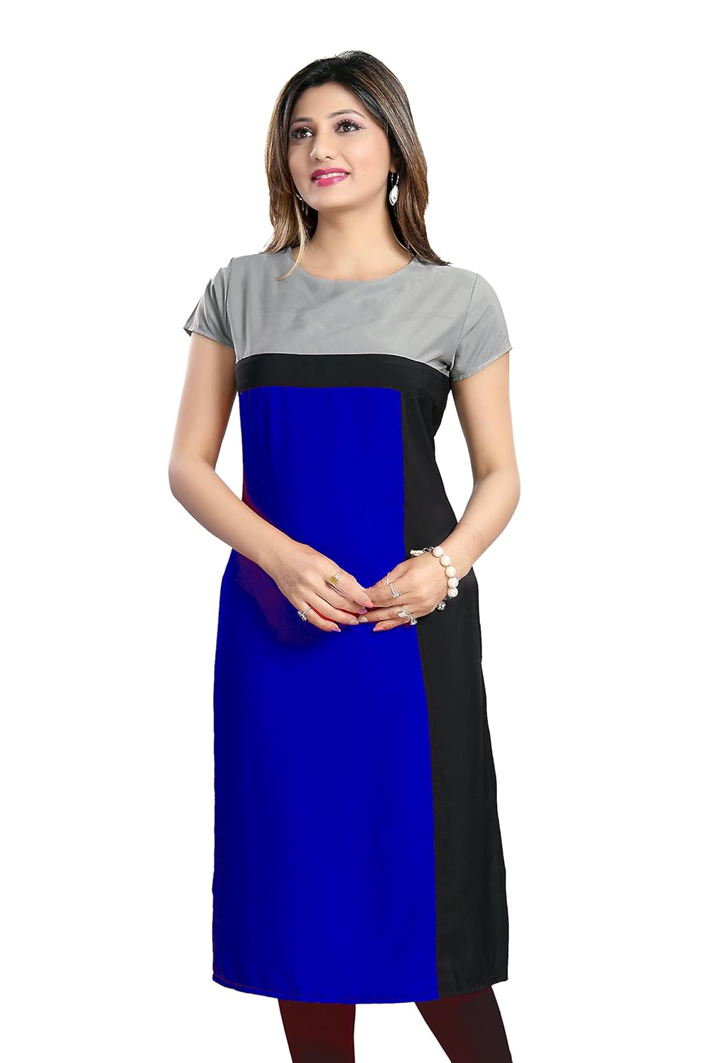 alc creation women's faux crepe kurta