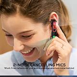 Micool DY20Plus Trucker Bluetooth Headset Noise Cancelling 30H Talk Time Caller view 4