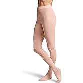Bloch Dance Women's Contour Soft Footed Tights, Salmon, Petite/Small