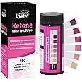 Ketone Test Strips for Urine [150ct] with Extra-Long Handle - Clean & Easy Ketosis Testing for Keto, Ketogenic, & Low-Carb Diet - Test Urine for Ketones in Seconds, Quality Keto Urine Strips