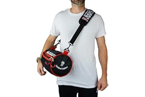 GRIP POWER PADS Cobra Grips Mini Gear Bag for Lifting Grips, Gym Accessories & More – Compact Multipurpose Carry Bag with Adjustable Shoulder Strap