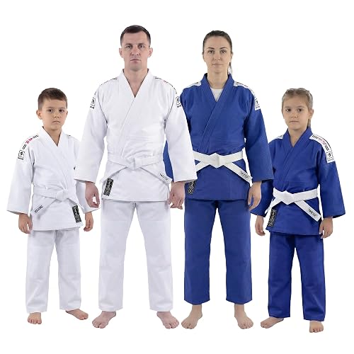 Judo Robe Premium Judo Gi – 450 GSM Cotton Grain Weave Uniform – Reinforced ...