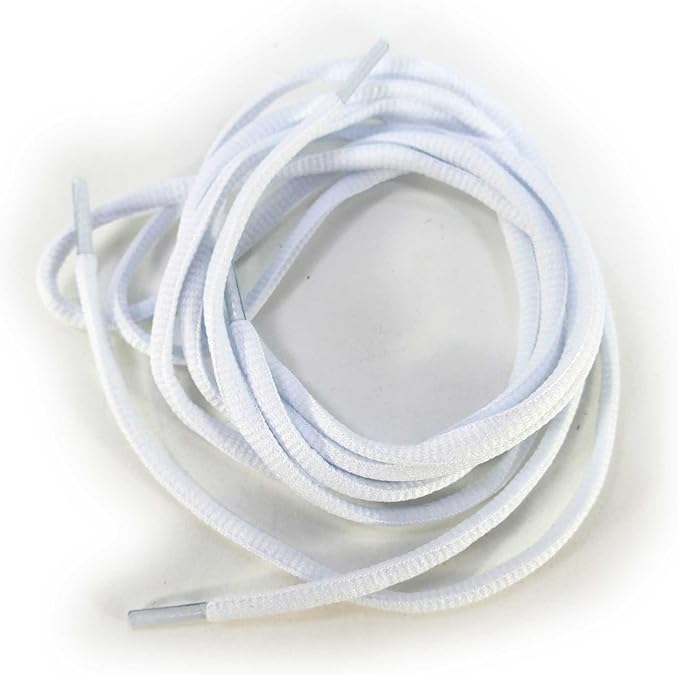 Amazon ハッピー パッチ 靴ひも 靴紐 シューレース 丸紐 白ホワイト Etsr 601 105cm Shoelace くつひも 靴ひも