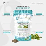 NutriVolv Ginkgo Biloba 6000mg 60 Tablets Brain Memory Focus Anxiety view 2