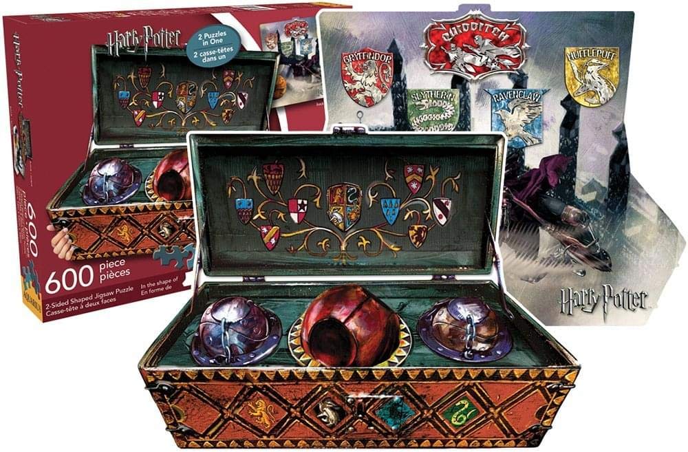 Aquarius Harry Potter Quidditch 2 Sided Die Cut Jigsaw Puzzle (600 Piece)