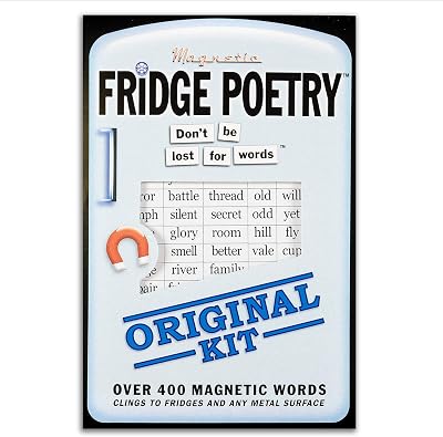 The Magnet Shop TMS Fridge Poetry Magnetic Words Kit 400 Words Original I