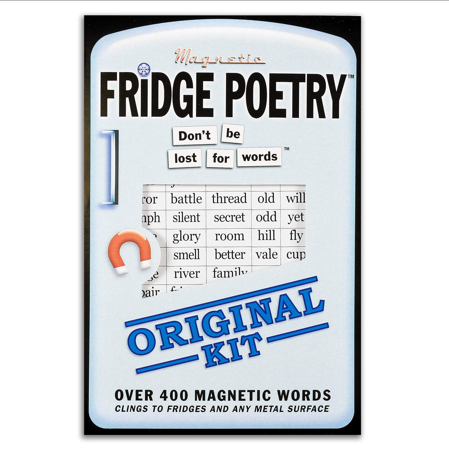TMS Fridge Poetry | Magnetic Words - Novelty Words, Gift, Present, Poem, Muse, Magnet (Original I)