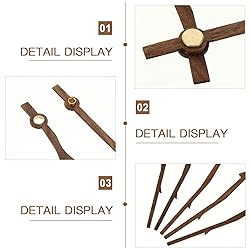 5 Sets Clock Hands Wooden DIY Clock Movement
