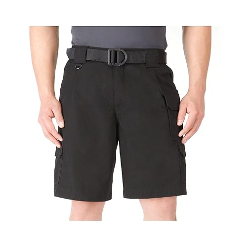 Men's Tactical Cotton Shorts, Black, 28 in Oman Whizz