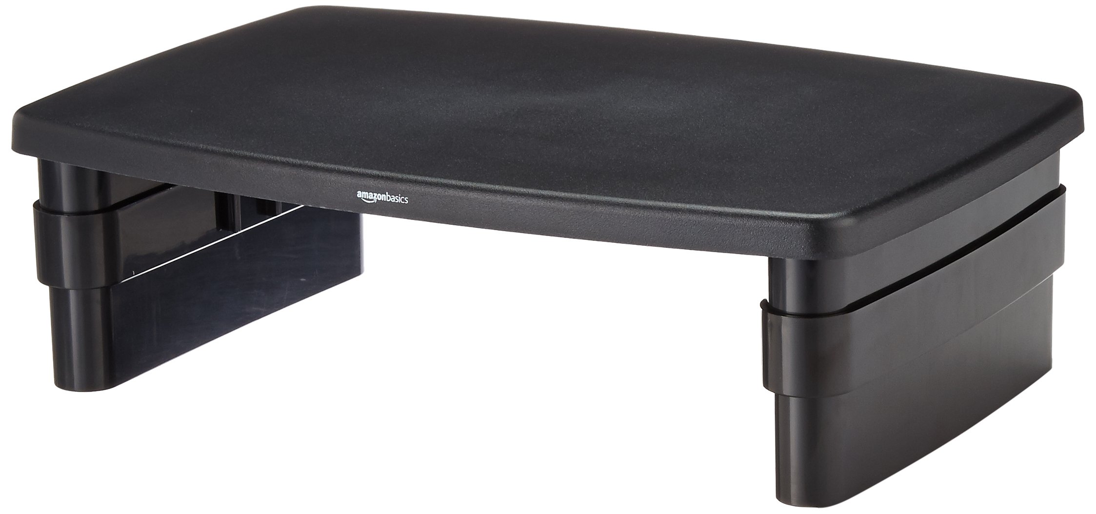 Amazon Basics Adjustable Computer Monitor Riser Desk Stand ...