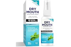 HSKLOCK Dry Mouth Spray, Xylitol Mouth Spray for Dry Mouth Relief and Fresh Breath. Fast Acting & Long Lasting, Mint