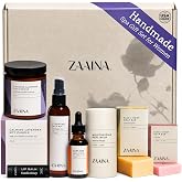 ZAAINA Spa Gift Set for Women | Self Care Gift Box | Natural Bath Set | Handcrafted spa gift set with natural skincare and bath essentials for relaxation, self-care, and an at-home spa experience.