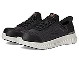 Skechers Men's Work Industrial Shoe, Black, 8